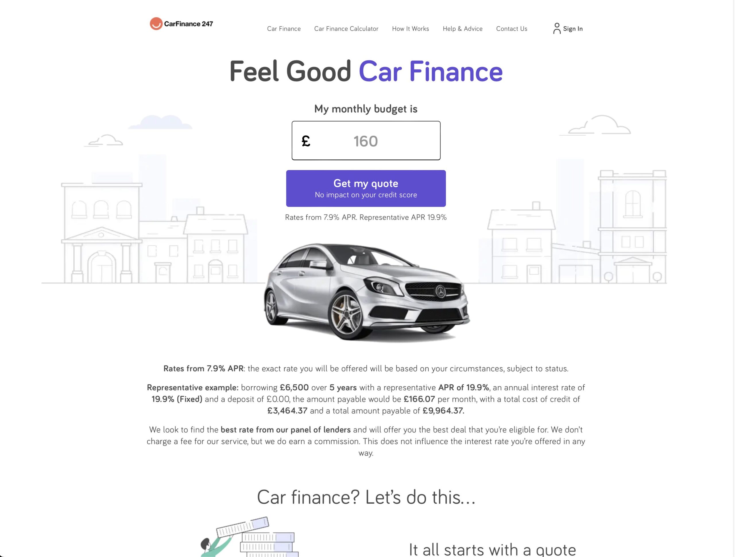 CarFinance247 Bad Credit Car Finance Page Scaled