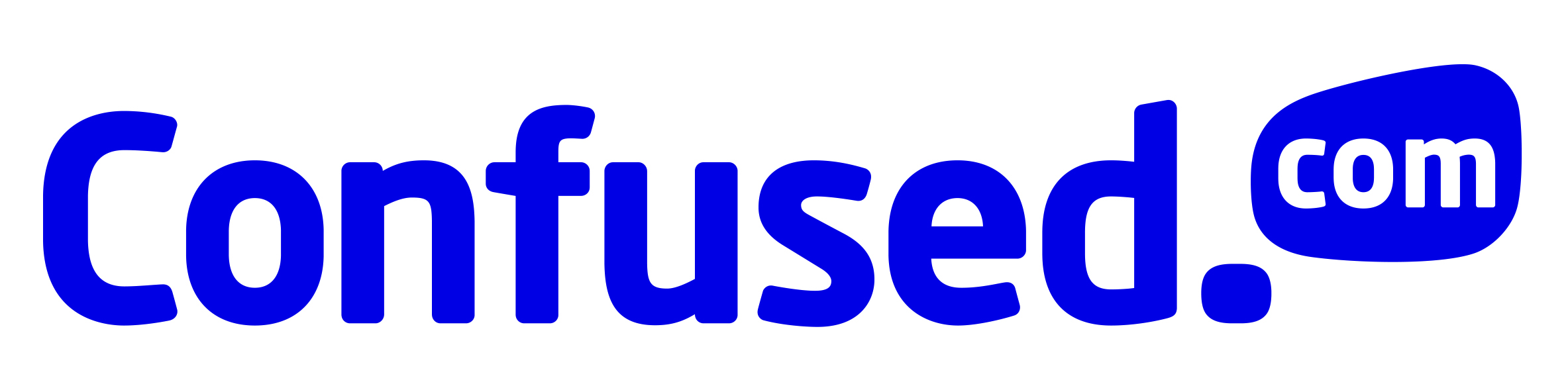 Confused Logo Blue CMYK