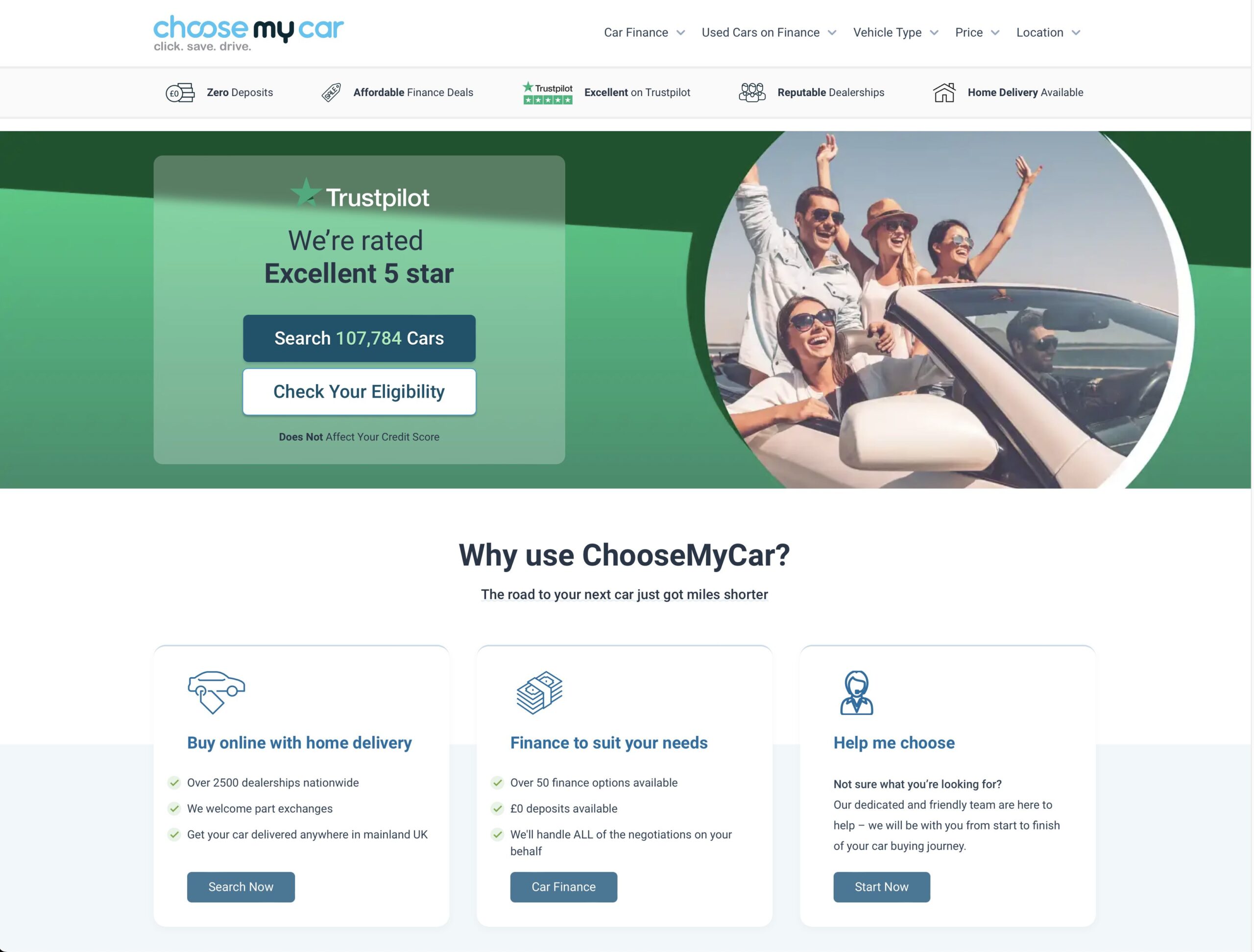 ChooseMyCar Website Scaled