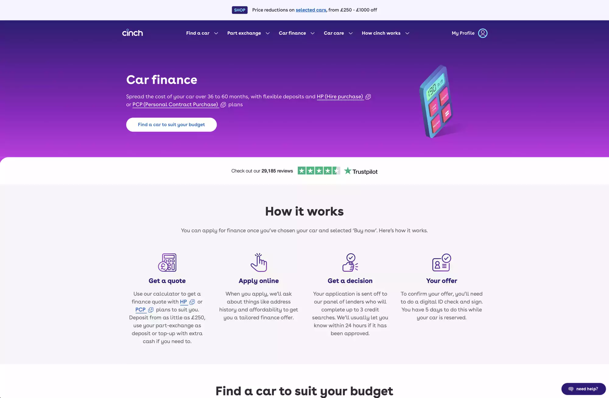 Cinch Car Finance