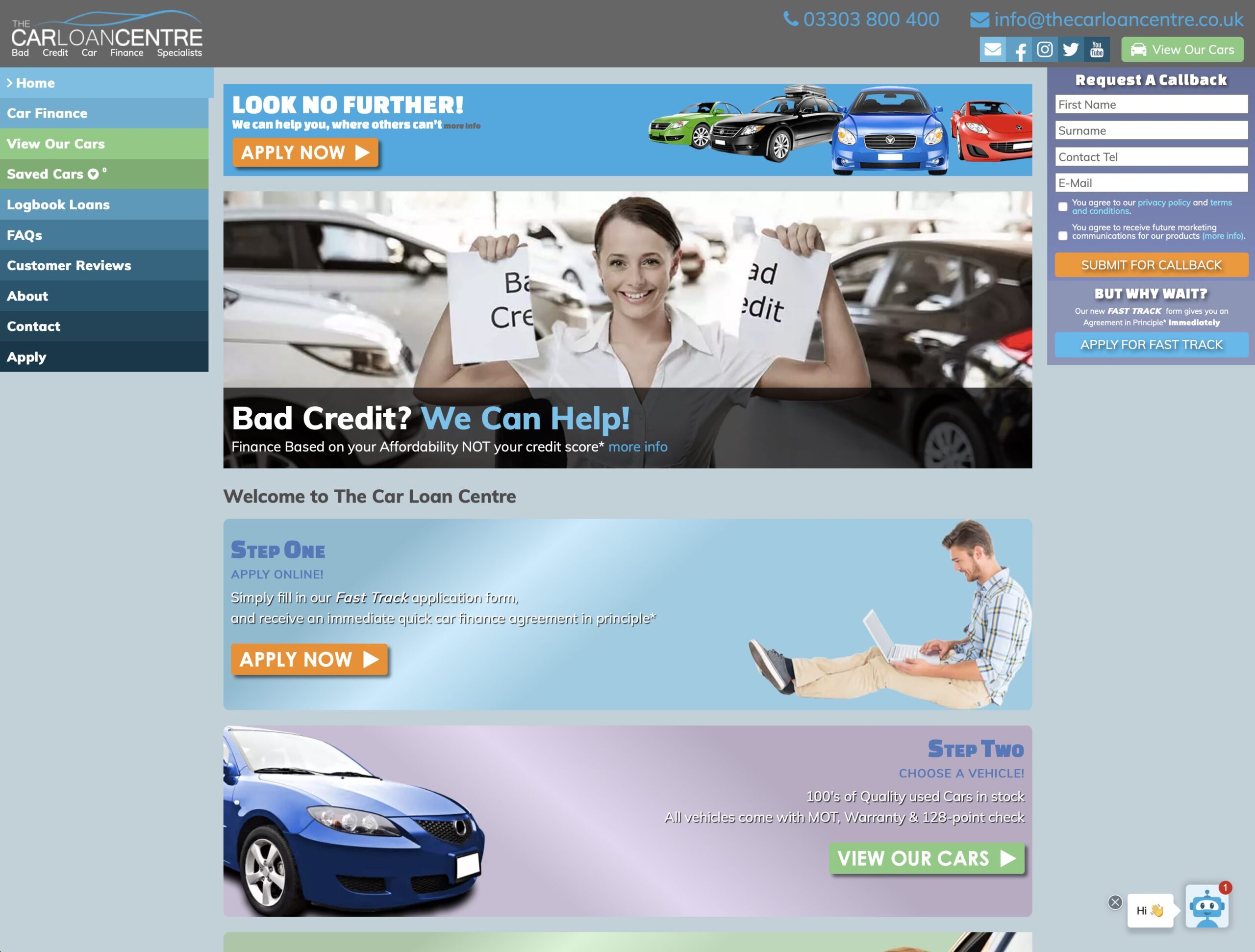 The Car Loan Centre Website Scaled